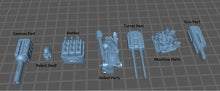 Load image into Gallery viewer, Sci-Fi Factory Terrain Set 3 | Science Fiction Terrain | Cyberpunk Factory Terrain | Futuristic Factory | Machinery Terrain | RPG | 32mm