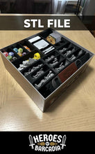Load image into Gallery viewer, Heroes of Barcadia Retail Edition Box Insert – Fits Base Game + All Expansions | Board Game Organizer | STL Files