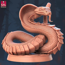 Load image into Gallery viewer, Wilderness Creature Starter Set | DnD Miniatures | Bear Wolf Spider Snake | 32mm Tabletop RPG Miniatures | D&D Encounter