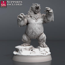 Load image into Gallery viewer, Wilderness Creature Starter Set | DnD Miniatures | Bear Wolf Spider Snake | 32mm Tabletop RPG Miniatures | D&D Encounter