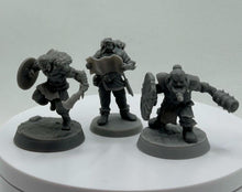 Load image into Gallery viewer, Hired Help NPC Pack | DnD Miniatures | Ranger Fighter Barbarian | 32mm Tabletop RPG | NPC Miniatures