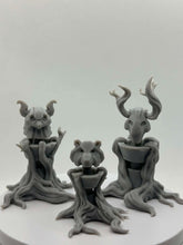 Load image into Gallery viewer, DnD Puzzle Encounter Set | Woodland Totem Puzzle Set | Druid Totem Miniatures | Magic Portal Puzzle | 32mm Tabletop RPG