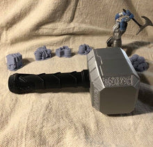 Load image into Gallery viewer, Thor's Hammer Dice Container/Mjolnir Dice Container/Warhammer Dice Container/Dice Storage
