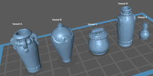 Load image into Gallery viewer, Supplies/Warehouse Terrain/Barrels/Boxes/Vases/Pots - Tabletop Terrain | Scatter Terrain | Dungeons and Dragons | Pathfinder | RPG Terrain
