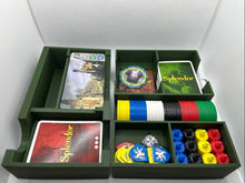 Load image into Gallery viewer, Splendor and Expansion Insert (1st Edition) - Splendor Box Insert - Cities of Splendor Insert - Board Game Organizer -Board Game Insert
