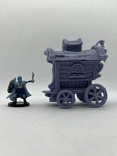 Load image into Gallery viewer, Wagon/Cart/Caravan/Traveling Merchant-ASSEMBLY REQUIRED-Tabletop Terrain/Scatter Terrain/Miniatures Terrain/Dungeons and Dragons/Pathfinder
