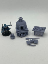 Load image into Gallery viewer, Bakery Props/Bakery Shop - Tabletop Terrain | Scatter Terrain | Miniatures Terrain | Dungeons and Dragons | Pathfinder | RPG Terrain
