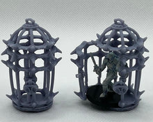 Load image into Gallery viewer, Jail Cages/Dungeon/Cage/Prison/Guard Station - Tabletop Terrain | Scatter Terrain | Miniatures Terrain | Dungeons and Dragons | Pathfinder
