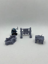 Load image into Gallery viewer, Leatherworker Props/Leather Worker Shop - Tabletop Terrain | Scatter Terrain | Dungeons and Dragons | Pathfinder | RPG Terrain
