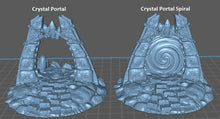 Load image into Gallery viewer, Crystal Portal/Elven Portal Terrain - Tabletop Scatter Terrain | Dungeons and Dragons | 32mm Scale
