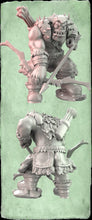 Load image into Gallery viewer, Orc Miniature/Mounted Orc/Orc Fighter/Orc Warrior/Orc Shaman/Orc Barbarian - 32mm | 28mm |Dungeons and Dragons |Gilmore Studio |Fantasy Wars
