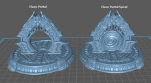 Load image into Gallery viewer, Crystal Portal/Elven Portal/Portal Miniature - Tabletop Terrain | Scatter Terrain | Dungeons and Dragons | Safehold | Portals of Atarien
