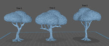 Load image into Gallery viewer, Forest Trees Terrain Set | Trees | Forest Scatter Terrain | Dead Trees | Dungeons and Dragons | 32mm | 5e | DnD | 5th Edition | Enchanted
