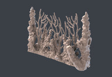 Load image into Gallery viewer, Ocean Terrain Set 2| Coral Wall w/ holes for Magnets | Coral Scatter | Coral Wall Terrain | Dungeons and Dragons | 32mm| Sync Ratio Systems
