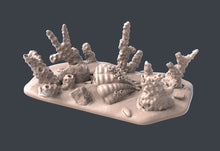 Load image into Gallery viewer, Ocean Terrain Set | Ocean Scatter Terrain | Pirate Terrain | Water Terrain | Underwater | Dungeons and Dragons | 32mm| Sync Ratio Systems
