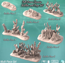 Load image into Gallery viewer, Ocean Terrain Set 1: 32mm ABS Resin Scatter Terrain for D&amp;D
