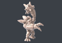 Load image into Gallery viewer, Earth Elemental | Stone Guardian | Stone Elemental | Rock Creature | Conjure Elemental | Dungeons and Dragons | RPG | 50mm base
