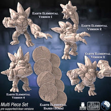 Load image into Gallery viewer, Earth Elemental | Stone Guardian | Stone Elemental | Rock Creature | Conjure Elemental | Dungeons and Dragons | RPG | 50mm base
