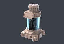 Load image into Gallery viewer, Cyberpunk Terrain Set 5 | Cyberpunk Cannon | Cyberpunk Portal | Cyberpunk Scatter Terrain | Science Fiction Terrain | Space Terrain | 32mm
