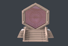 Load image into Gallery viewer, Cyberpunk Terrain Set 5 | Cyberpunk Cannon | Cyberpunk Portal | Cyberpunk Scatter Terrain | Science Fiction Terrain | Space Terrain | 32mm
