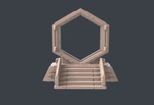 Load image into Gallery viewer, Cyberpunk Terrain Set 5 | Cyberpunk Cannon | Cyberpunk Portal | Cyberpunk Scatter Terrain | Science Fiction Terrain | Space Terrain | 32mm
