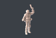 Load image into Gallery viewer, Cyberpunk Miniatures Set | Cyberpunk Heroes | Cyberpunk Adventurers | Science Fiction Miniatures | RPG | 32mm | Phazejackers | Neon Sprawl

