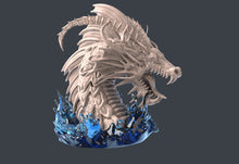 Load image into Gallery viewer, Leviathan | Sea Monster | Sea Serpent | Ocean Miniature | Water Miniature | Underwater | Dungeons and Dragons Terrain | Sync Ratio Systems

