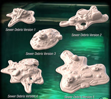 Load image into Gallery viewer, Sewer Terrain Set 1| Underground Scatter Terrain | Sewer Pipes | Sewer Debris | Sewer Grate | RPG Terrain | 32mm | Sync Ratio Systems
