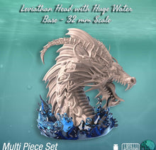 Load image into Gallery viewer, Leviathan | Sea Monster | Sea Serpent | Ocean Miniature | Underwater | Dungeons and Dragons Terrain | 32mm
