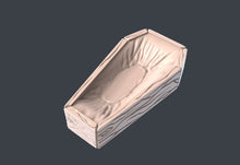 Load image into Gallery viewer, Coffin Terrain Set | Haunted Terrain | Casket Terrain | Spooky Spirit Terrain | Scary Terrain | Dungeons and Dragons| 32mm | DnD | 5e
