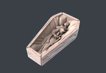 Load image into Gallery viewer, Coffin Terrain Set: 32mm Resin Printed, Dungeons and Dragons, 5e

