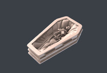 Load image into Gallery viewer, Coffin Terrain Set | Haunted Terrain | Casket Terrain | Spooky Spirit Terrain | Scary Terrain | Dungeons and Dragons| 32mm | DnD | 5e
