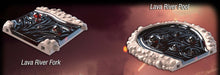 Load image into Gallery viewer, Volcano Terrain Set 3 | Volcanic Terrain | Flowing Lava Terrain | Lava/Magma Terrain | 32mm | Dungeons and Dragons
