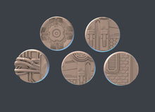 Load image into Gallery viewer, Cyber Dog | Cyber Hound | Robot Dog | Mechanical Dog | Police Dog | Cyberpunk Miniatures | Science Fiction Terrain | Space Terrain | 32mm
