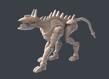 Load image into Gallery viewer, Cyber Dog | Cyber Hound | Robot Dog | Mechanical Dog | Police Dog | Cyberpunk Miniatures | Science Fiction Terrain | Space Terrain | 32mm
