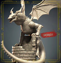 Load image into Gallery viewer, Dragon Miniature Set 1 | Dragon Menagerie | Ancient Dragon | Adult Dragon | Young Dragon | Dungeons and Dragons | Large | Huge | Gargantuan
