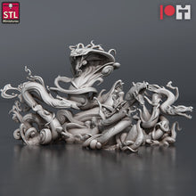 Load image into Gallery viewer, Vapor Snakes | Vapour Snake | Frostgrave | Giant Snake | Serpent | Viper | Poison Snake | Shadow Snake | Smoke Snake | Dungeons and Dragons
