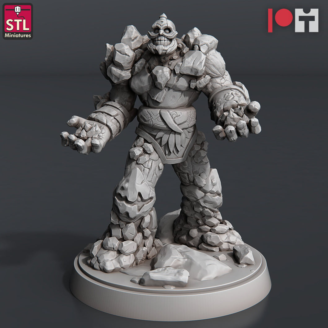 Coal Golem | Rock Golem | Clay Golem | Stone Golem | Frostgrave | 32mm | RPG | Dungeons and Dragons | DnD