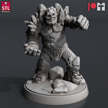 Load image into Gallery viewer, Coal Golem | Rock Golem | Clay Golem | Stone Golem | Frostgrave | 32mm | RPG | Dungeons and Dragons | DnD
