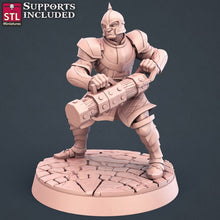 Load image into Gallery viewer, City Guard Set - Guard Patrol - Ballista - Guard Commander - Message Board - Bounty Board - Tabletop Terrain/DnD/Miniatures /DnD/Pathfinder
