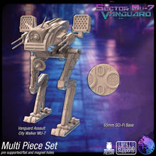 Load image into Gallery viewer, Cyberpunk Mech Walker | Assault Walker | Security Robot | Corporate Security | Cyberpunk Adventurers | Science Fiction Miniatures | RPG
