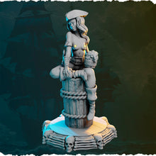 Load image into Gallery viewer, Pirate Miniatures Set 2 - Ladies of the Sea - Female Pirates - Pirate RPG Minis | Dungeons and Dragons | 5e | Topless Pirates | NSFW Pirates
