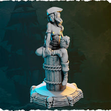 Load image into Gallery viewer, Pirate Miniatures Set 1 - Ladies of the Sea - Topless NSFW Female Pirates - RPG | Dungeons and Dragons | 5e
