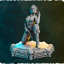 Load image into Gallery viewer, Pirate Miniatures Set 2 - Ladies of the Sea - Female Pirates - Pirate RPG Minis | Dungeons and Dragons | 5e | Topless Pirates | NSFW Pirates
