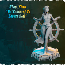 Load image into Gallery viewer, Pirate Miniatures Set 3 - Ladies of the Sea - Female Pirates - Pirate RPG Minis | Dungeons and Dragons | 5e | Topless Pirates | NSFW Pirates
