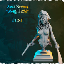 Load image into Gallery viewer, Pirate Statue Set 3 - Ladies of the Sea 3inch Busts - 75mm Bust with Stand - Female Pirates - Pirate Bust Set | Topless Pirates | NSFW
