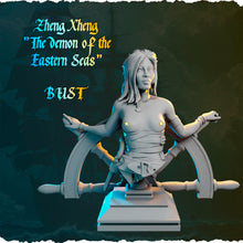 Load image into Gallery viewer, Pirate Statue Set 3 - Ladies of the Sea 3inch Busts - 75mm Bust with Stand - Female Pirates - Pirate Bust Set | Topless Pirates | NSFW
