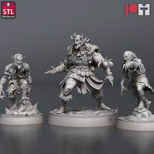 Load image into Gallery viewer, Ghoul Set | Ghoul King | Frostgrave | Revenant | Undead | Curse of Strahd | 32mm | RPG | Dungeons and Dragons | 5e DnD
