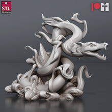 Load image into Gallery viewer, Vapor Snakes | Vapour Snake | Frostgrave | Giant Snake | Serpent | Viper | Poison Snake | Shadow Snake | Smoke Snake | Dungeons and Dragons
