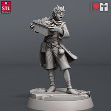Load image into Gallery viewer, Airship Miniatures Set - Airship Boat Crew - Sailors - Seamen - Mechanic - Halfling - Pirate RPG Minis | Dungeons and Dragons | 5e
